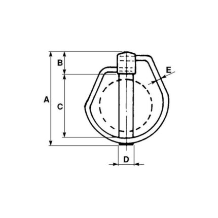 Zawleczka rurowa 11 mm