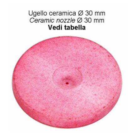 Końcówka dyszy średnica 30 mm, otwór 1mm