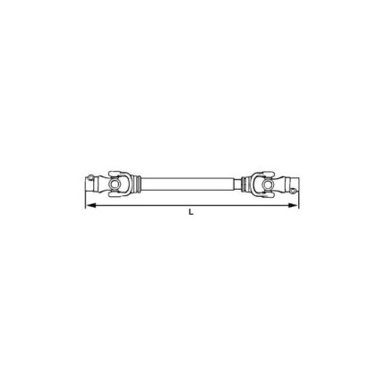 Wał ze sprzęgłem automatycznym B&P L900, 2200 Nm, 4500 Nm sprzęgło automatyczne 1 3/4-20